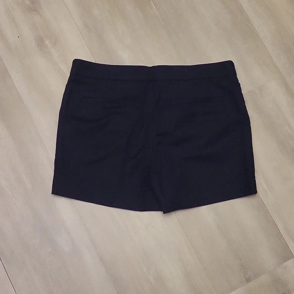 Dalia Navy White Textured Womens Shorts Size 4‎ - Picture 2 of 7